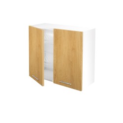 'VENTO GC-80/72 Upper Cabinet with Drainer, Front: Honey Oak'