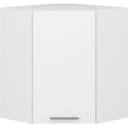 'VENTO GN-60/72 Upper Corner Cabinet Front: Matte White'
