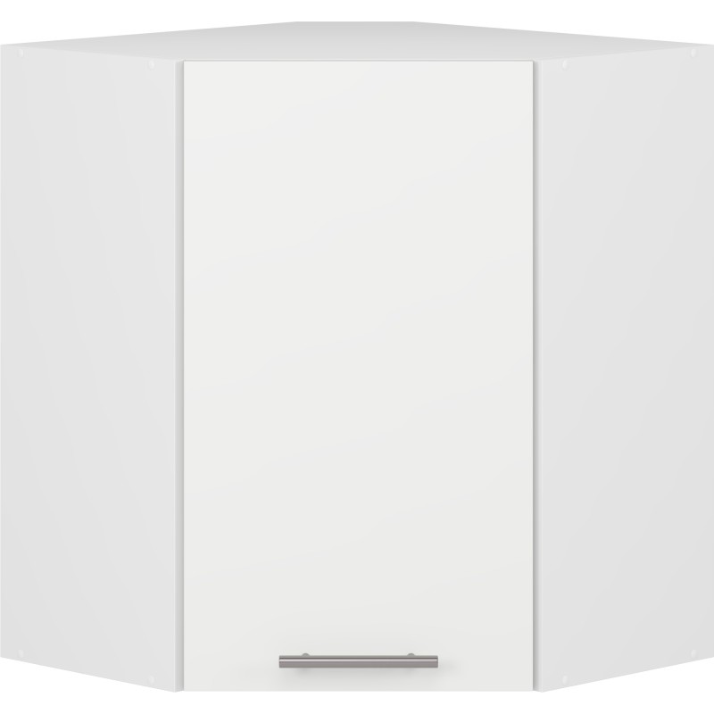 'VENTO GN-60/72 Upper Corner Cabinet Front: Matte White'