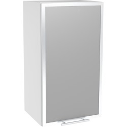 'VENTO GV-40/72 Left Upper Cabinet with Display Case in White'