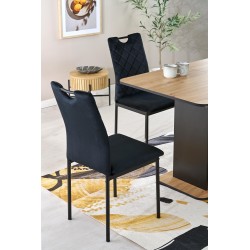 'WILSON Extendable Table, Top - Artisan Oak / Black, Legs - Artisan Oak / Black' 'WILSON Extendable Table, Top - Artisan Oak / Black, Legs - Artisan Oak / Black'