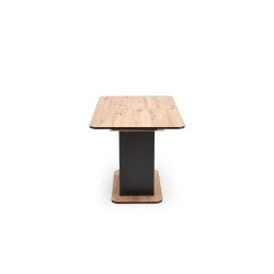 'WILSON Extendable Table, Top - Artisan Oak / Black, Legs - Artisan Oak / Black' 'WILSON Extendable Table, Top - Artisan Oak / Black, Legs - Artisan Oak / Black'