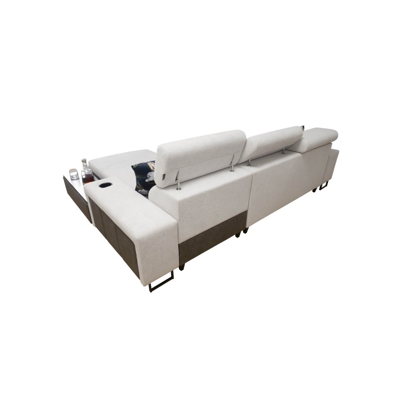 Prestige I Maxi Ecksofa mit Schlaffunktion und USB-Anschluss - Weich im Griff, Freya 210.20 + Tauro 8207 Prestige I Maxi Ecksofa mit Schlaffunktion und USB-Anschluss - Weich im Griff, Freya 210.20 + Tauro 8207