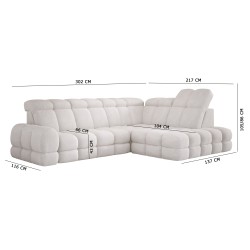 TOLLO Corner Sofa in Anthology Fabric: A Touch of Modern Elegance TOLLO Corner Sofa in Anthology Fabric: A Touch of Modern Elegance
