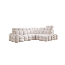 TOLLO Corner Sofa in Salvador Fabric | Modern, Comfortable, Sleek Design