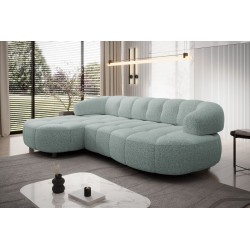 VELPA S Left Corner Freestanding Fabric Sofa in Mint PUENTE 33 from WERSAL VELPA S Left Corner Freestanding Fabric Sofa in Mint PUENTE 33 from WERSAL