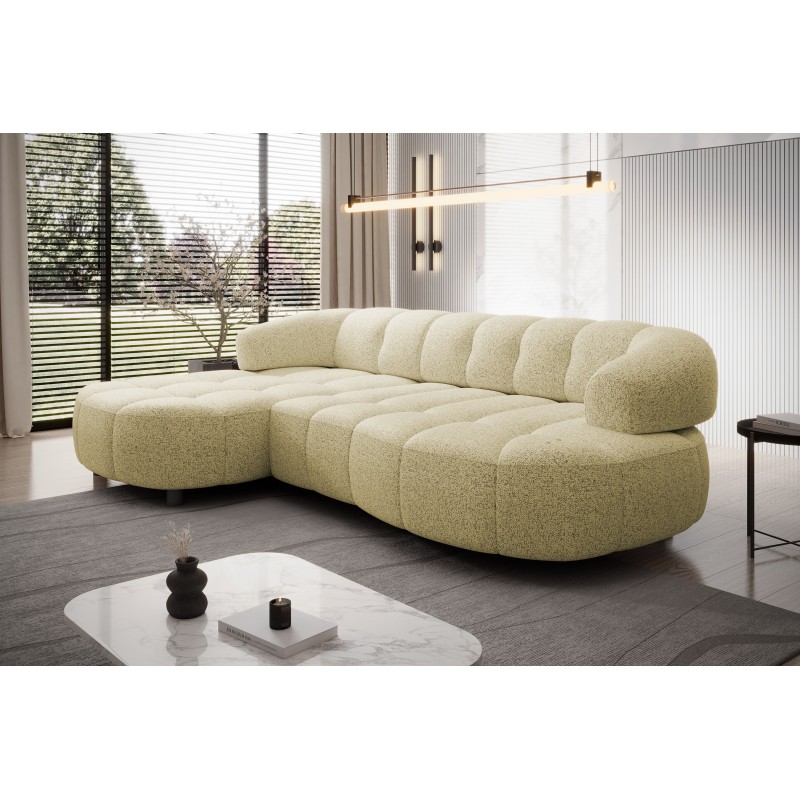 VELPA S Left-Handed Free-Standing Corner Sofa in PUENTE 53 Sandy Fabric VERSAILLES VELPA S Left-Handed Free-Standing Corner Sofa in PUENTE 53 Sandy Fabric VERSAILLES