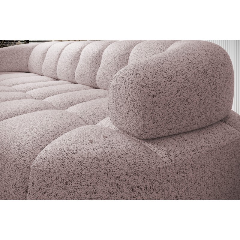 VELPA S Left-Handed Free-Standing Corner Sofa in PUENTE 80 Ash Gray Fabric - VERSAILLES Edition VELPA S Left-Handed Free-Standing Corner Sofa in PUENTE 80 Ash Gray Fabric - VERSAILLES Edition