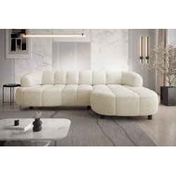 VELPA S Right-sided Freestanding Corner Sofa in PUENTE 03 Beige Fabric - VERSAILLES Edition VELPA S Right-sided Freestanding Corner Sofa in PUENTE 03 Beige Fabric - VERSAILLES Edition