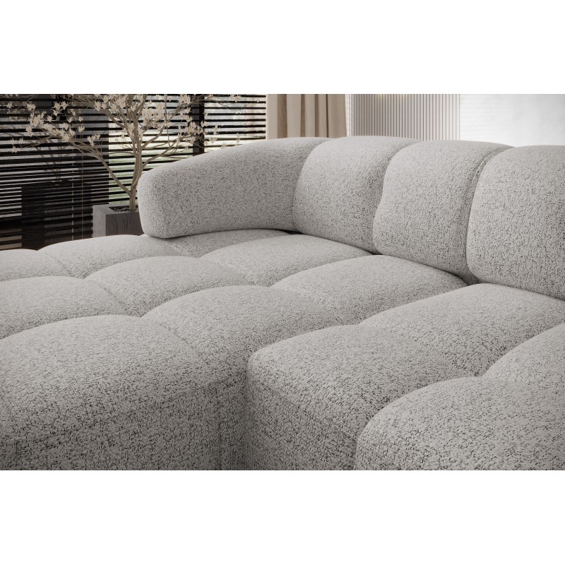VELPA S Right-Handed Freestanding Corner Sofa in PUENTE 16 Light Grey Fabric - VERSAILLES Edition VELPA S Right-Handed Freestanding Corner Sofa in PUENTE 16 Light Grey Fabric - VERSAILLES Edition