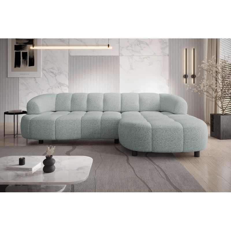 VELPA S Right-Sided Freestanding Corner Sofa in Mint PUENTE 33 Fabric - VERSAL Edition VELPA S Right-Sided Freestanding Corner Sofa in Mint PUENTE 33 Fabric - VERSAL Edition