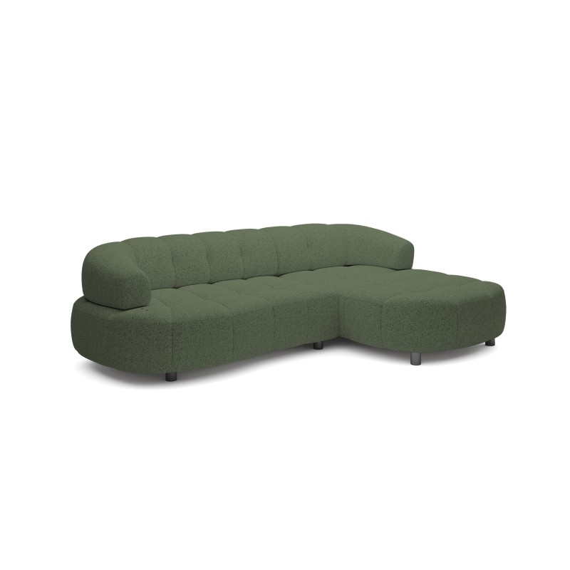 VELPA S Corner Sofa in PUENTE 37 Green Fabric - VERSAILLES Edition