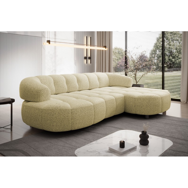 VELPA S Right-Sided Freestanding Corner Sofa in PUENTE 53 Sandy Fabric - VERSAILLES Edition VELPA S Right-Sided Freestanding Corner Sofa in PUENTE 53 Sandy Fabric - VERSAILLES Edition