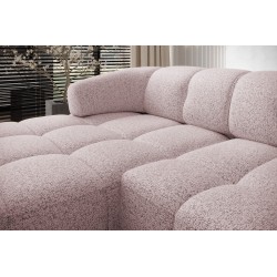 VELPA S Right-Facing Free-Standing Corner Sofa in Powdery Pink PUENTE 68 Fabric - VERSAILLES Edition VELPA S Right-Facing Free-Standing Corner Sofa in Powdery Pink PUENTE 68 Fabric - VERSAILLES Edition