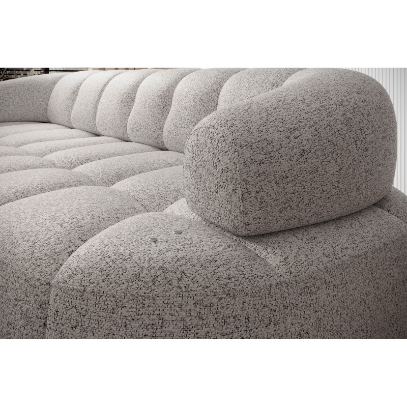 VELPA S Right-Handed Free-Standing Corner Sofa in PUENTE 80 Ash Gray Fabric - VERSAILLES Edition VELPA S Right-Handed Free-Standing Corner Sofa in PUENTE 80 Ash Gray Fabric - VERSAILLES Edition