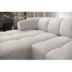 VELPA S Right-Handed Free-Standing Corner Sofa in PUENTE 80 Ash Gray Fabric - VERSAILLES Edition VELPA S Right-Handed Free-Standing Corner Sofa in PUENTE 80 Ash Gray Fabric - VERSAILLES Edition