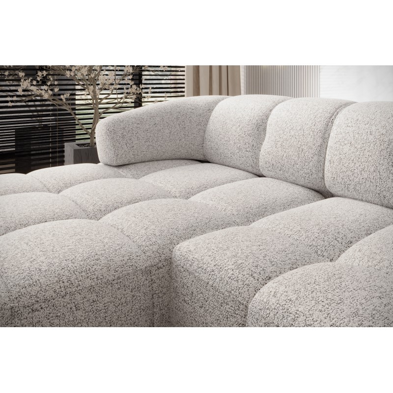 VELPA S Right-Handed Free-Standing Corner Sofa in PUENTE 80 Ash Gray Fabric - VERSAILLES Edition VELPA S Right-Handed Free-Standing Corner Sofa in PUENTE 80 Ash Gray Fabric - VERSAILLES Edition