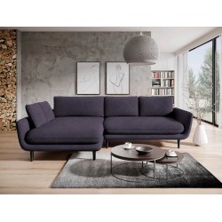Solano Left-Hand Corner Sofa with Sleep Function | Navy Blue | Versailles Solano Left-Hand Corner Sofa with Sleep Function | Navy Blue | Versailles