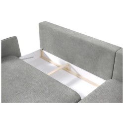 SOLANO Left-Hand Corner Sofa with Sleep Function, Storage, and Cushions, Element 04 Gray VERSAILLES SOLANO Left-Hand Corner Sofa with Sleep Function, Storage, and Cushions, Element 04 Gray VERSAILLES