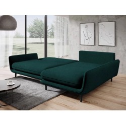 SOLANO Right-Hand Corner Sofa with Sleeping Function, Storage Compartment and Cushions, Element 12 Sea Green VERSAILLES SOLANO Right-Hand Corner Sofa with Sleeping Function, Storage Compartment and Cushions, Element 12 Sea Green VERSAILLES