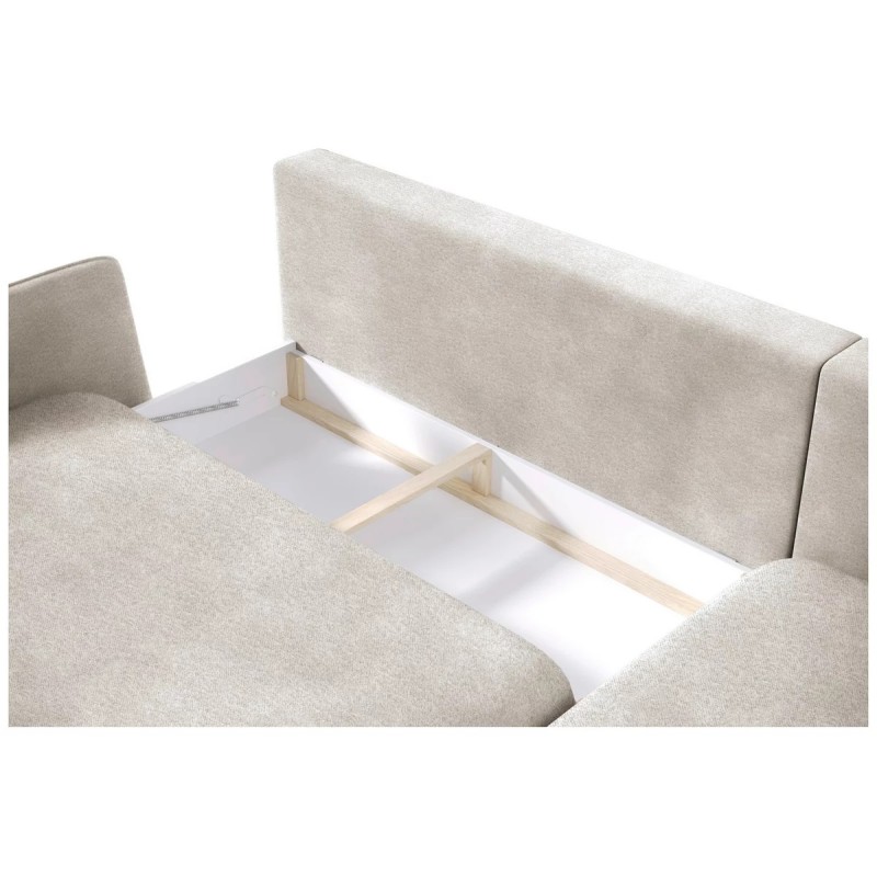 SOLANO Right-Handed Corner Sofa with Sleep Function, Storage Compartment and Cushions, Element 17 Beige VERSAILLES Edition SOLANO Right-Handed Corner Sofa with Sleep Function, Storage Compartment and Cushions, Element 17 Beige VERSAILLES Edition