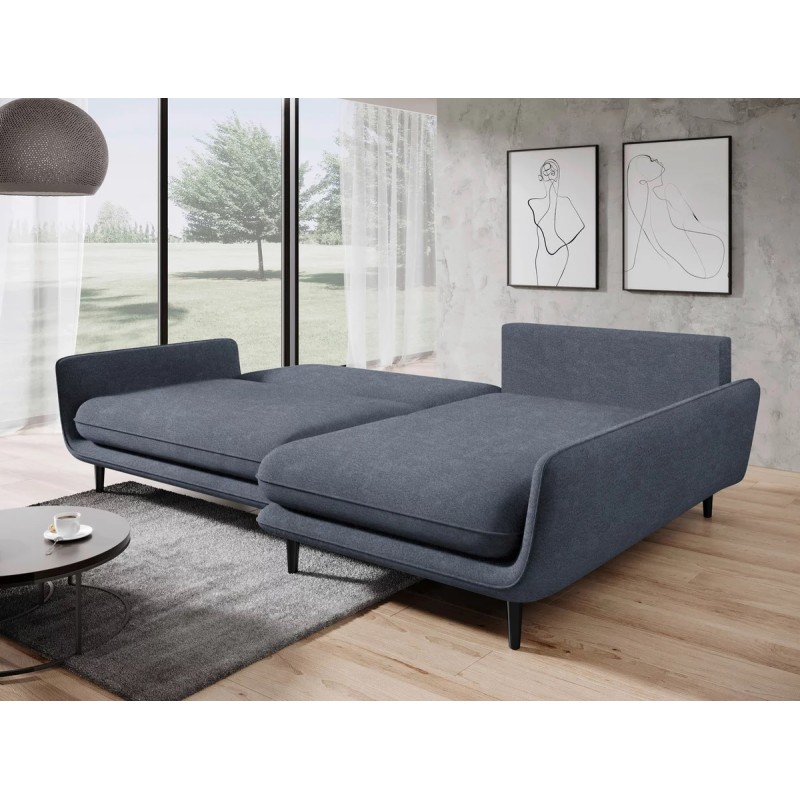 SOLANO Right-Hand Corner Sofa with Sleeping Function, Storage and Cushions, Element 23 Anthracite WERSAL SOLANO Right-Hand Corner Sofa with Sleeping Function, Storage and Cushions, Element 23 Anthracite WERSAL