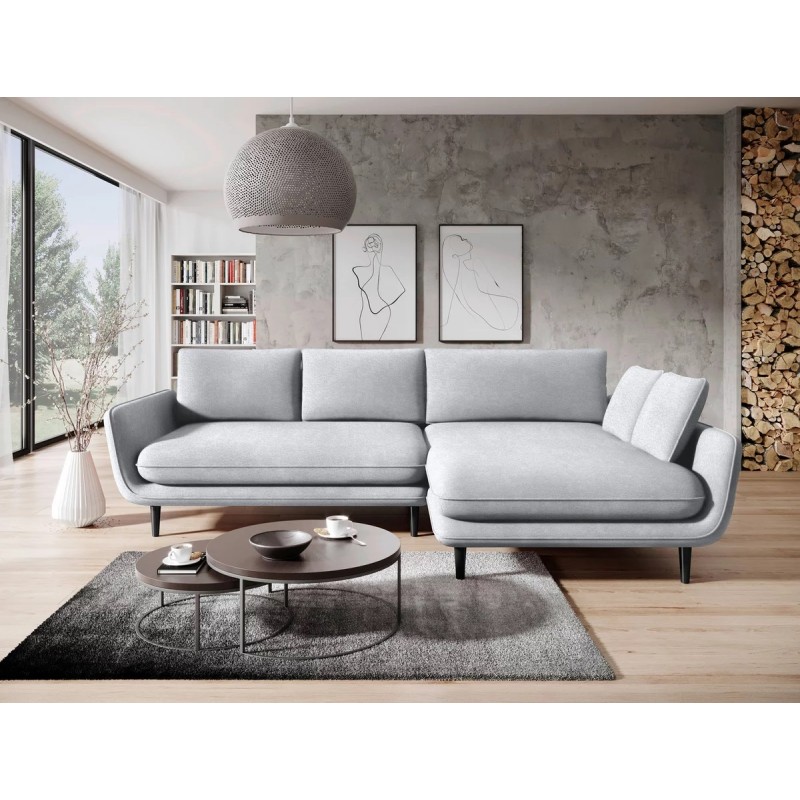 "SOLANO Right-Hand Corner Sofa with Sleep Function, Storage and Cushions, Element 24 Light Grey VERSAILLES Edition" "SOLANO Right-Hand Corner Sofa with Sleep Function, Storage and Cushions, Element 24 Light Grey VERSAILLES Edition"