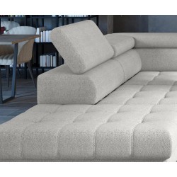 SELVA XL Left-Handed Corner Sofa with Sleep Function and AUSTIN 05 Light Brown Storage Compartment WERSAL SELVA XL Left-Handed Corner Sofa with Sleep Function and AUSTIN 05 Light Brown Storage Compartment WERSAL
