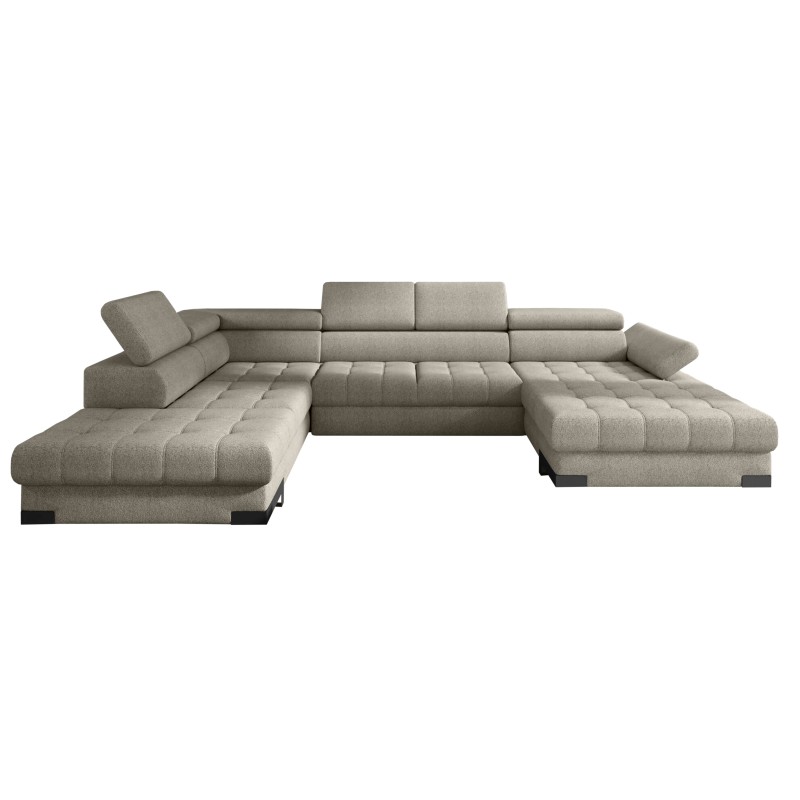 SELVA XL Left-Handed Corner Sofa with Sleep Function and AUSTIN 12 Green Storage Compartment WERSAL SELVA XL Left-Handed Corner Sofa with Sleep Function and AUSTIN 12 Green Storage Compartment WERSAL