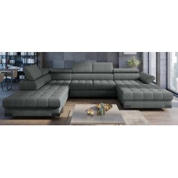SELVA XL Left-Hand Corner Sofa with Sleep Function and AUSTIN 14 Blue Storage Compartment VERSAILLES SELVA XL Left-Hand Corner Sofa with Sleep Function and AUSTIN 14 Blue Storage Compartment VERSAILLES
