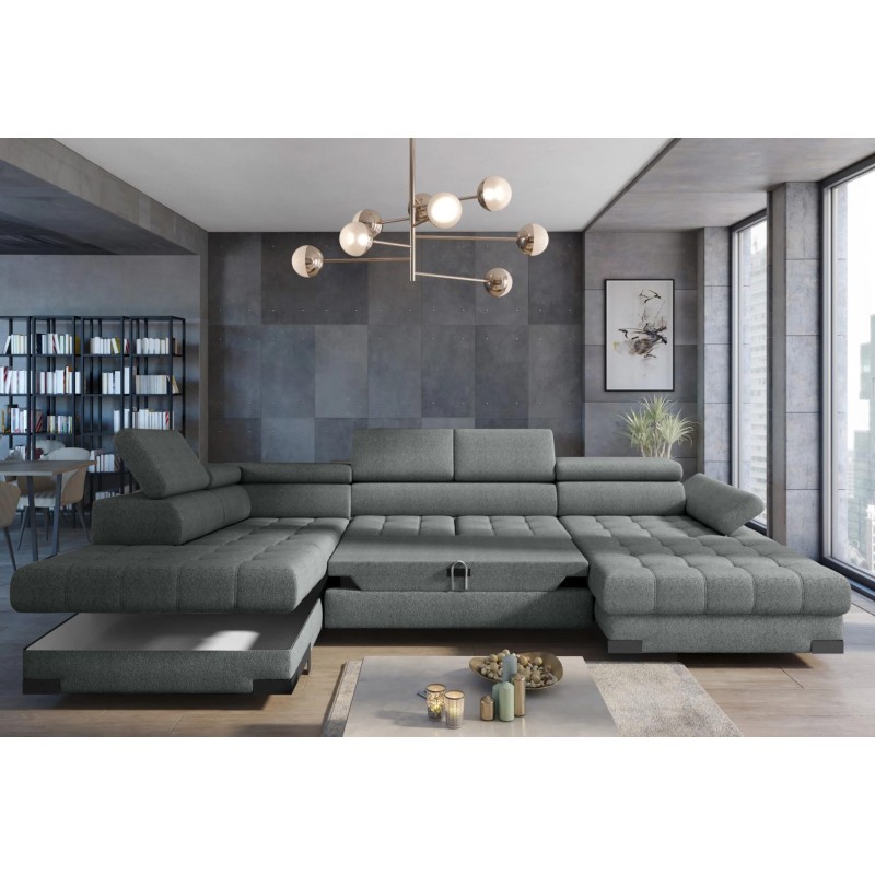 SELVA XL Left-Hand Corner Sofa with Sleep Function and AUSTIN 14 Blue Storage Compartment VERSAILLES SELVA XL Left-Hand Corner Sofa with Sleep Function and AUSTIN 14 Blue Storage Compartment VERSAILLES
