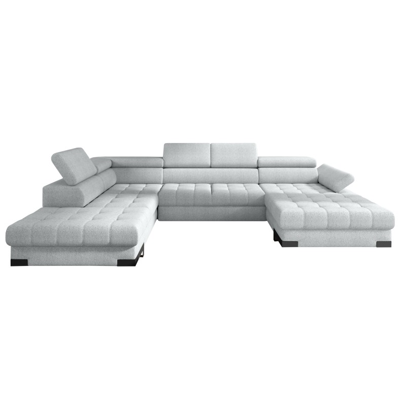 SELVA XL Left-Handed Corner Sofa with Sleep Function and AUSTIN 19 Grey Storage Compartment WERSAL SELVA XL Left-Handed Corner Sofa with Sleep Function and AUSTIN 19 Grey Storage Compartment WERSAL