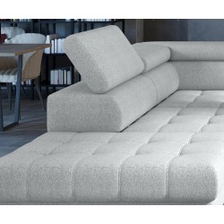 SELVA XL Left-Handed Corner Sofa with Sleep Function and AUSTIN 19 Grey Storage Compartment WERSAL SELVA XL Left-Handed Corner Sofa with Sleep Function and AUSTIN 19 Grey Storage Compartment WERSAL