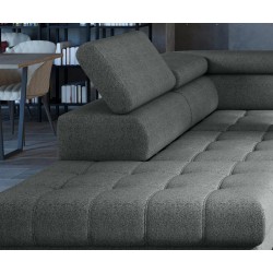 SELVA XL Right-Handed Corner Sofa with Sleep Function and AUSTIN 05 Light Brown Storage Compartment WERSAL SELVA XL Right-Handed Corner Sofa with Sleep Function and AUSTIN 05 Light Brown Storage Compartment WERSAL