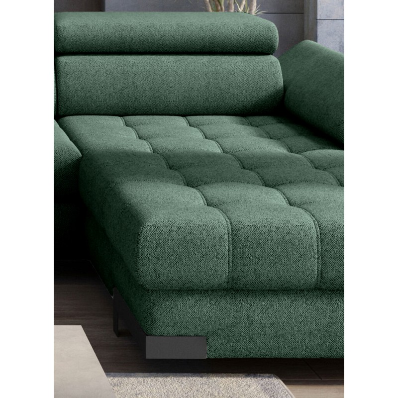 SELVA XL Right-Hand Corner Sofa with Sleep Function and AUSTIN 12 Green Storage Compartment WERSAL SELVA XL Right-Hand Corner Sofa with Sleep Function and AUSTIN 12 Green Storage Compartment WERSAL