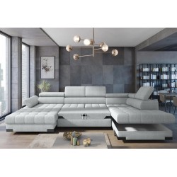 SELVA XL Right-Handed Corner Sofa with Sleep Function and AUSTIN 14 Blue Storage Compartment by WERSAL SELVA XL Right-Handed Corner Sofa with Sleep Function and AUSTIN 14 Blue Storage Compartment by WERSAL