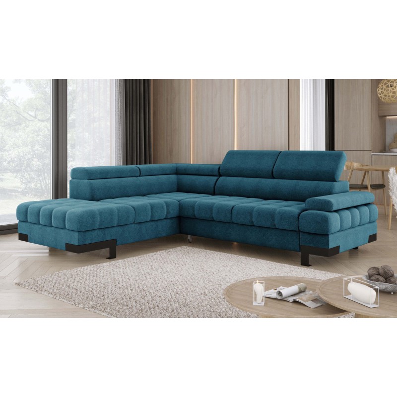 SELVA L Left-hand Corner Sofa with AUSTIN 14 Blue Storage Compartment – Luxury and Comfort Redefined SELVA L Left-hand Corner Sofa with AUSTIN 14 Blue Storage Compartment – Luxury and Comfort Redefined