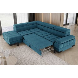 SELVA L Left-hand Corner Sofa with AUSTIN 14 Blue Storage Compartment – Luxury and Comfort Redefined SELVA L Left-hand Corner Sofa with AUSTIN 14 Blue Storage Compartment – Luxury and Comfort Redefined
