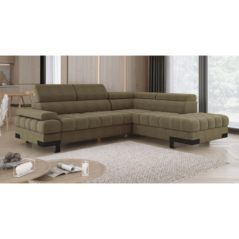 Luxurious Comfort with Style – SELVA L Right-Handed Corner Sofa with Sleep Function and Storage Compartment Luxurious Comfort with Style – SELVA L Right-Handed Corner Sofa with Sleep Function and Storage Compartment