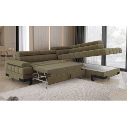 Luxurious Comfort with Style – SELVA L Right-Handed Corner Sofa with Sleep Function and Storage Compartment Luxurious Comfort with Style – SELVA L Right-Handed Corner Sofa with Sleep Function and Storage Compartment