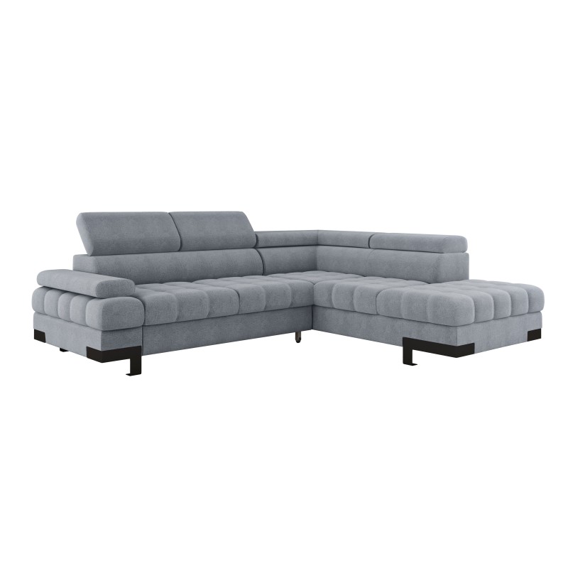 SELVA L Right-Hand Corner Sofa with Sleep Function and Storage Compartment – Contemporary Elegance Meets Functionality