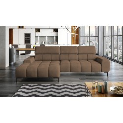 PLAZA Mini Free-Standing Left-Hand Corner Sofa in Monolith 15 Versailles PLAZA Mini Free-Standing Left-Hand Corner Sofa in Monolith 15 Versailles