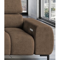 PLAZA Mini Free-Standing Left-Hand Corner Sofa in Monolith 15 Versailles PLAZA Mini Free-Standing Left-Hand Corner Sofa in Monolith 15 Versailles