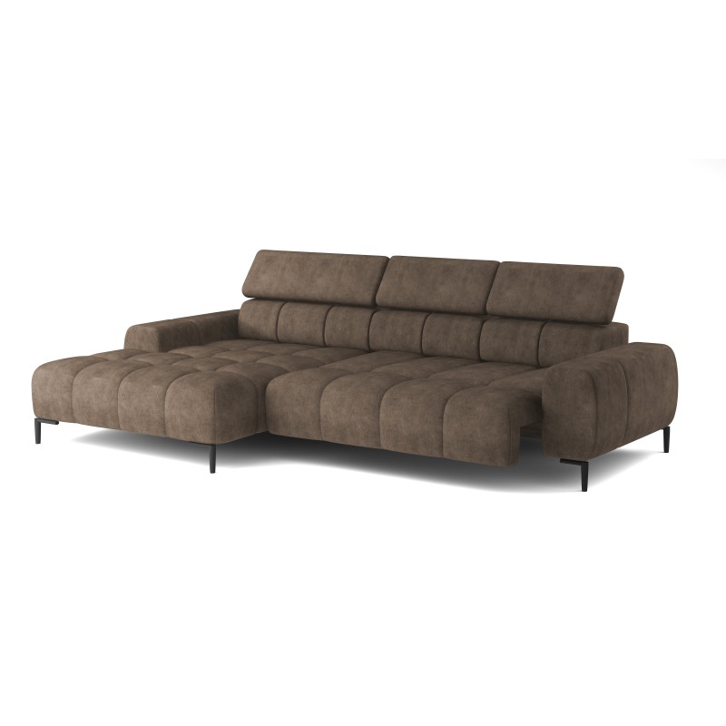 PLAZA Mini Free-Standing Left-Hand Corner Sofa in Monolith 15 Versailles PLAZA Mini Free-Standing Left-Hand Corner Sofa in Monolith 15 Versailles