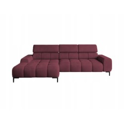 PLAZA Mini Free-Standing Left-Sided Corner Sofa in Monolith 69 VERSAILLES