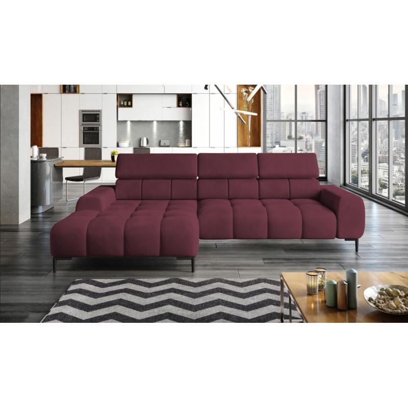 PLAZA Mini Free-Standing Left-Sided Corner Sofa in Monolith 69 VERSAILLES PLAZA Mini Free-Standing Left-Sided Corner Sofa in Monolith 69 VERSAILLES