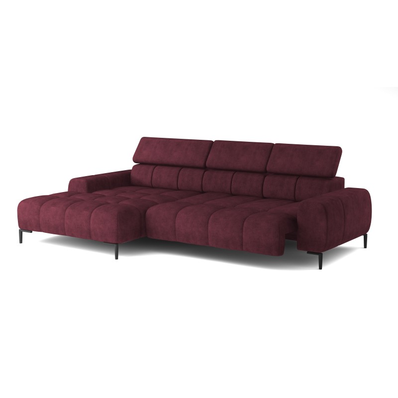 PLAZA Mini Free-Standing Left-Sided Corner Sofa in Monolith 69 VERSAILLES PLAZA Mini Free-Standing Left-Sided Corner Sofa in Monolith 69 VERSAILLES