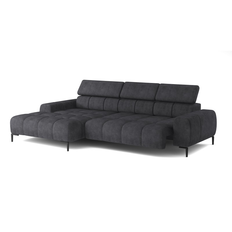 PLAZA Mini Free-standing Left-hand Corner Sofa in Monolith 97 Versailles PLAZA Mini Free-standing Left-hand Corner Sofa in Monolith 97 Versailles