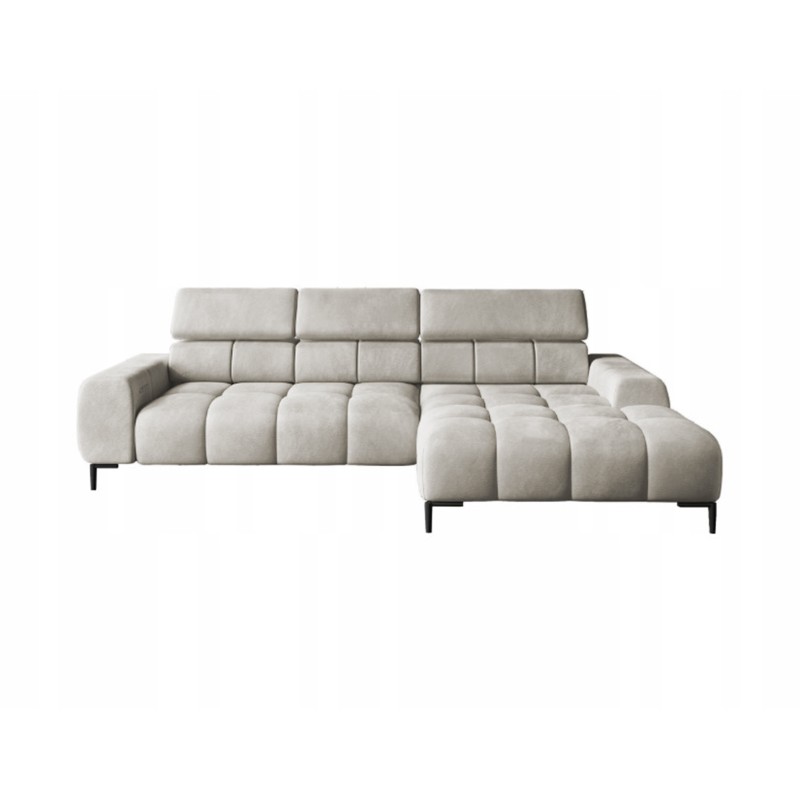 PLAZA Mini Freestanding Right-Handed Corner Sofa in Monolith 02 VERSAILLES