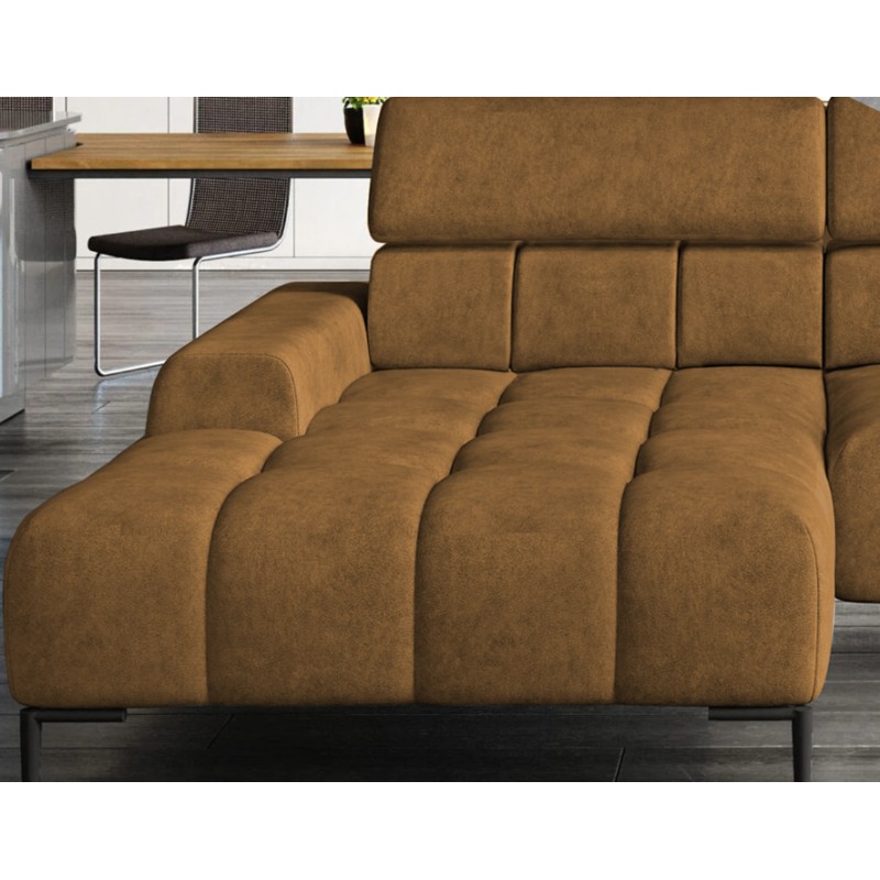 PLAZA Mini Freestanding Right-Handed Corner Sofa in Monolith 48 Versailles PLAZA Mini Freestanding Right-Handed Corner Sofa in Monolith 48 Versailles